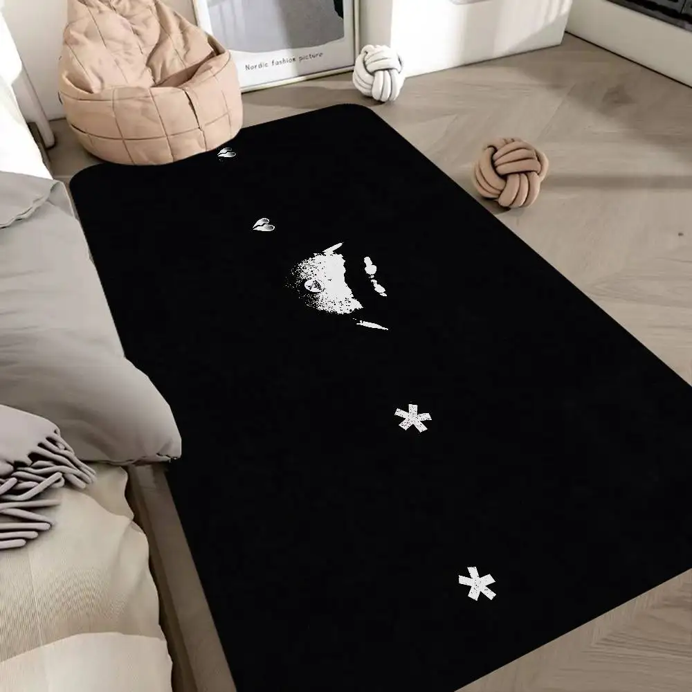 Rapper Ken Carson A Great Chaos Floor Mat Cheaper Anti-slip Modern Living Room Balcony Printed Bedside Mats