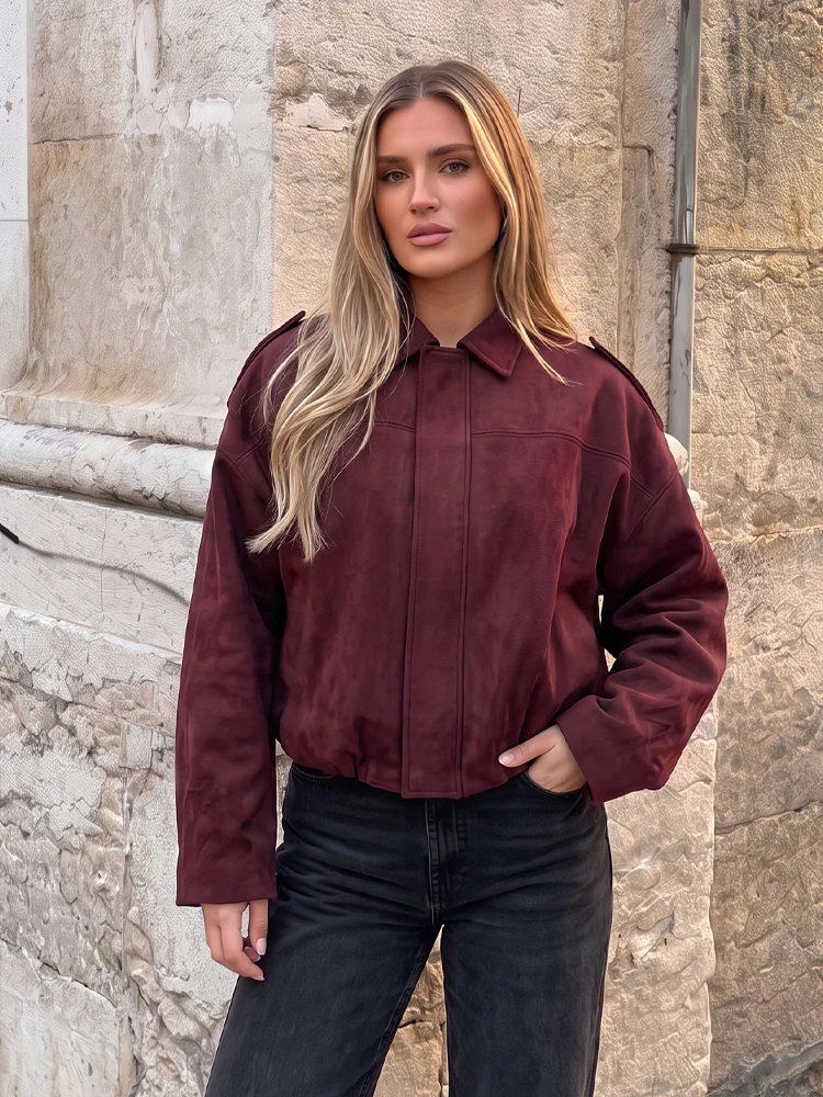 HH Women Elegant Faux Suede Ou - Women'S Fashion Bomber Jacket review and price