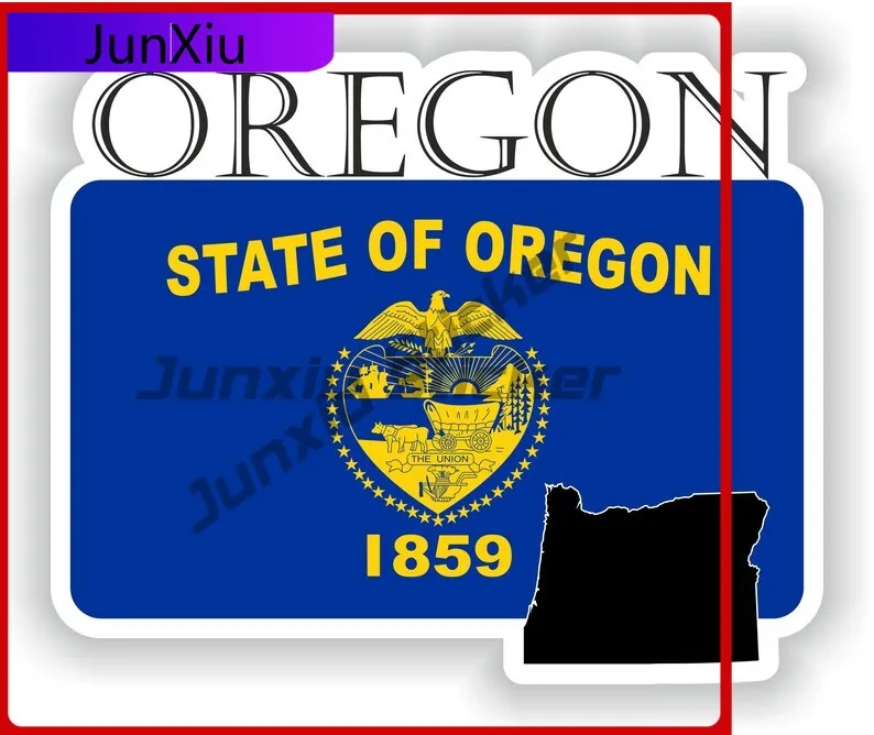 

Oregon America Flag Sticker Custom Decals Motorcycle Stickers Decoration Accessories Hood Decal For Car Sticker Camping Bumper