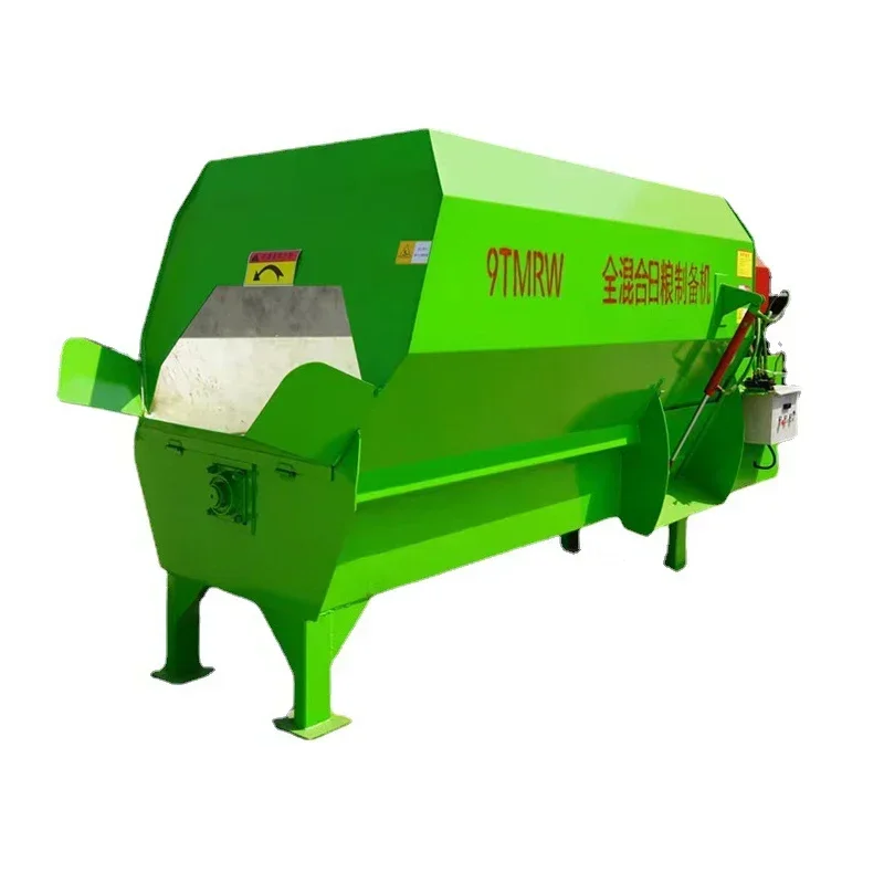 TMR Livestock Feed Mixer Silage Grass Chopper Machine TMR Cattle Camel Sheep Forage Cattle Feed Mixer Machine TMR