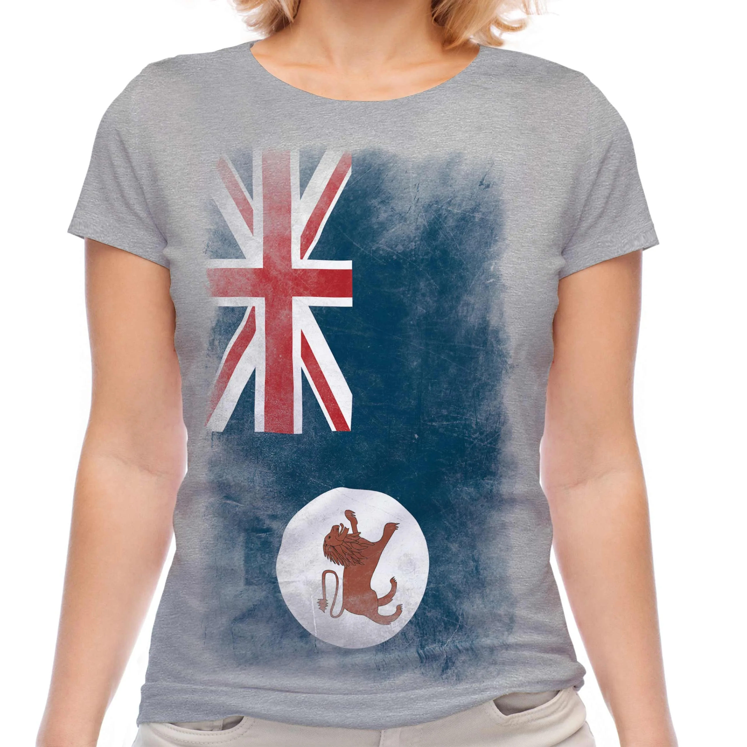 Женская футболка с флагом Тасмании, хлопковые футболки с короткими рукавами, рубашка большого размера, женские спортивные топы из джерси, футболка Y2k, летняя одежда