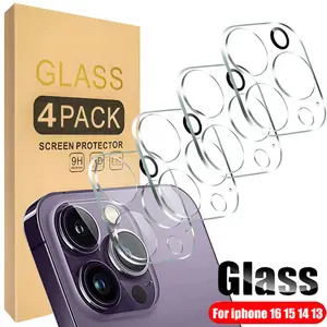 Bilashmart HD Camera Lens Protection Glass Film iPhone 13Mini 13 14 15 16 Pro Max 16 Plus Cover Lens Protector Anti scratch Films