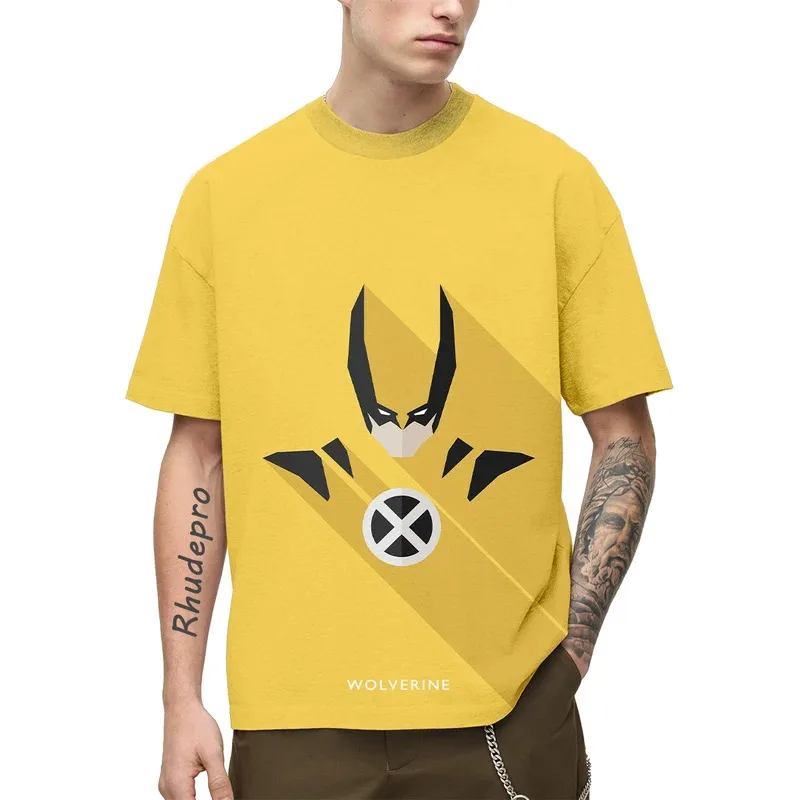 Miniso الرجل الحديدي تي شيرت الكرتون أنيمي المنتقمون ثلاثية الأبعاد طباعة الشارع الشهير الرجال النساء موضة المتضخم قميص أطفال بنين بنات تيز القمم