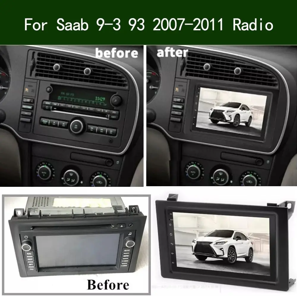 7Inch Car Radio Player GPS Navigation WiFi RDS Compatible for SAAB 9-3 93 2007-2011 Android 13