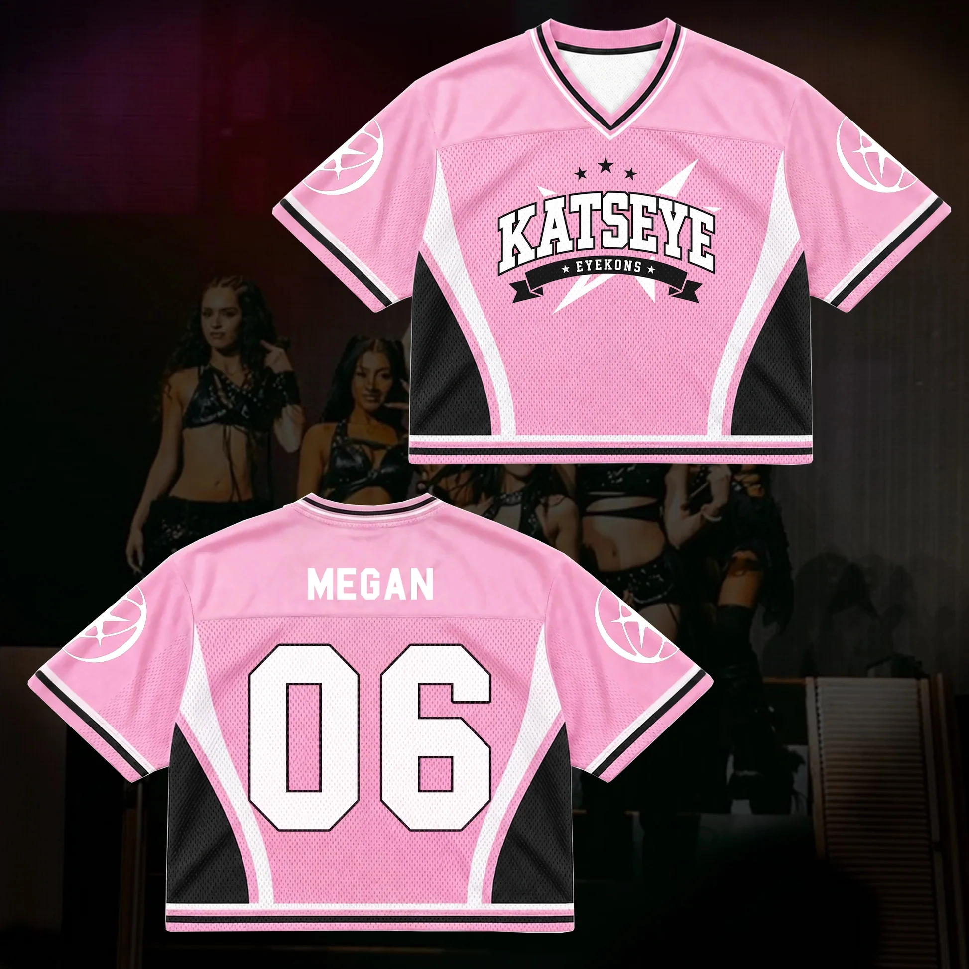Neues KATSEYE Fan T-Shirt 2026 Konzert-Inspiriert Yoonchae Lara Sophia Daniela Grafik-T-Shirt Unisex Sommer-Oberteil für Kinder Erwachsene Männer Frauen – Detail 6