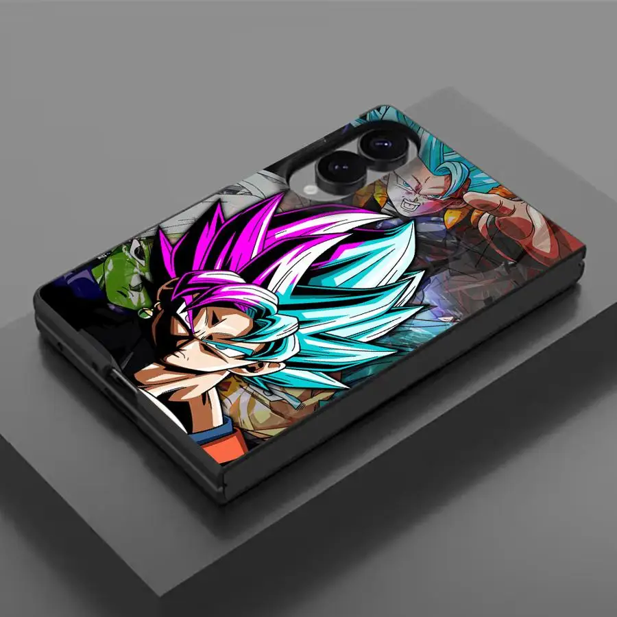 Case for Samsung Galaxy ZFold8 Z Fold 8 ZFold Wide Z Fold8 Wide Luxury Phone Cover Blue Goku Dragon Balls