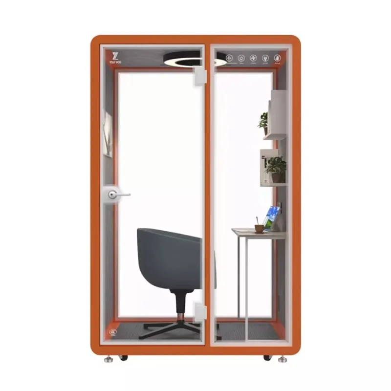 

Hooqu Multi-function Acoustic Office Room Portable Recording Booth Sound Proof Working Room Indoor Private Booth