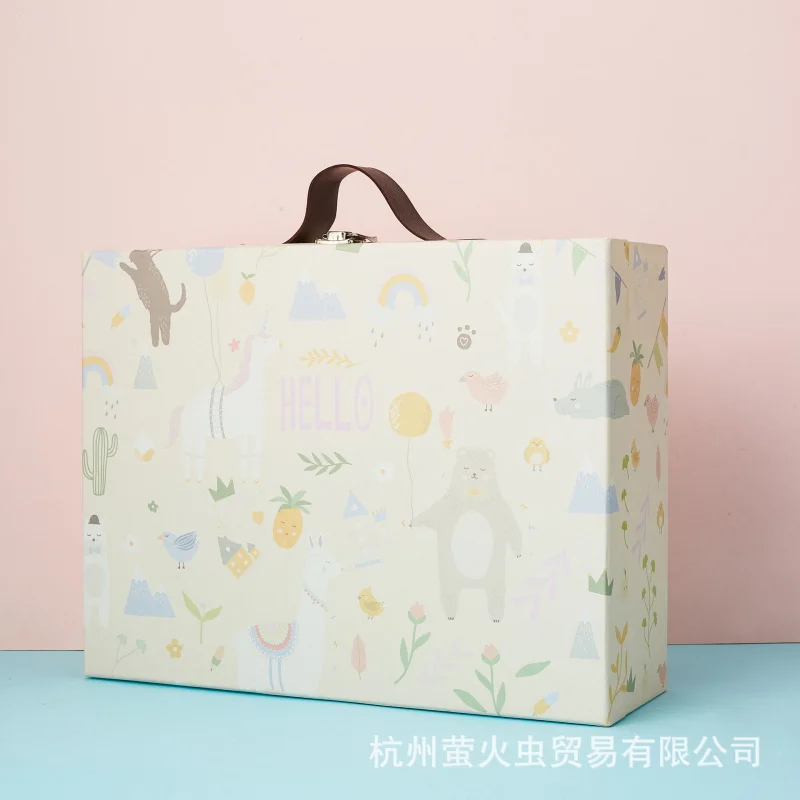 Customized. New Small Animal Giraffe Elephant Party Portable Box Personality Full Moon Banquet Box