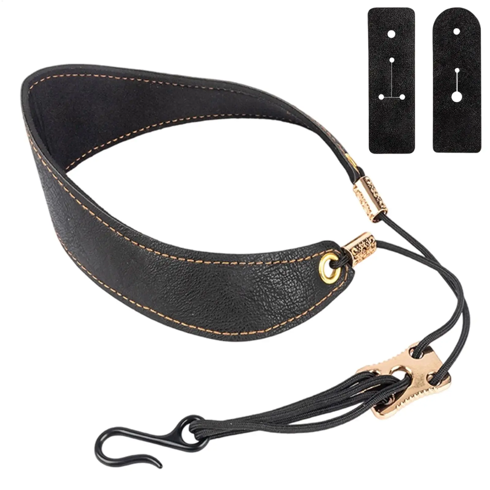 Adjustable Clarinet & Alto Saxophone Neck Strap Ergonomic Pad Support for Comfort & Stability, Bass Flute Beginners Students