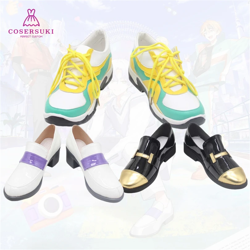 18Trip EIGHTEEN TRIP Oguro Kafka Nanamegi Nanaki Nishizono Renga Cosplay Shoes Boots for Halloween Convention Event