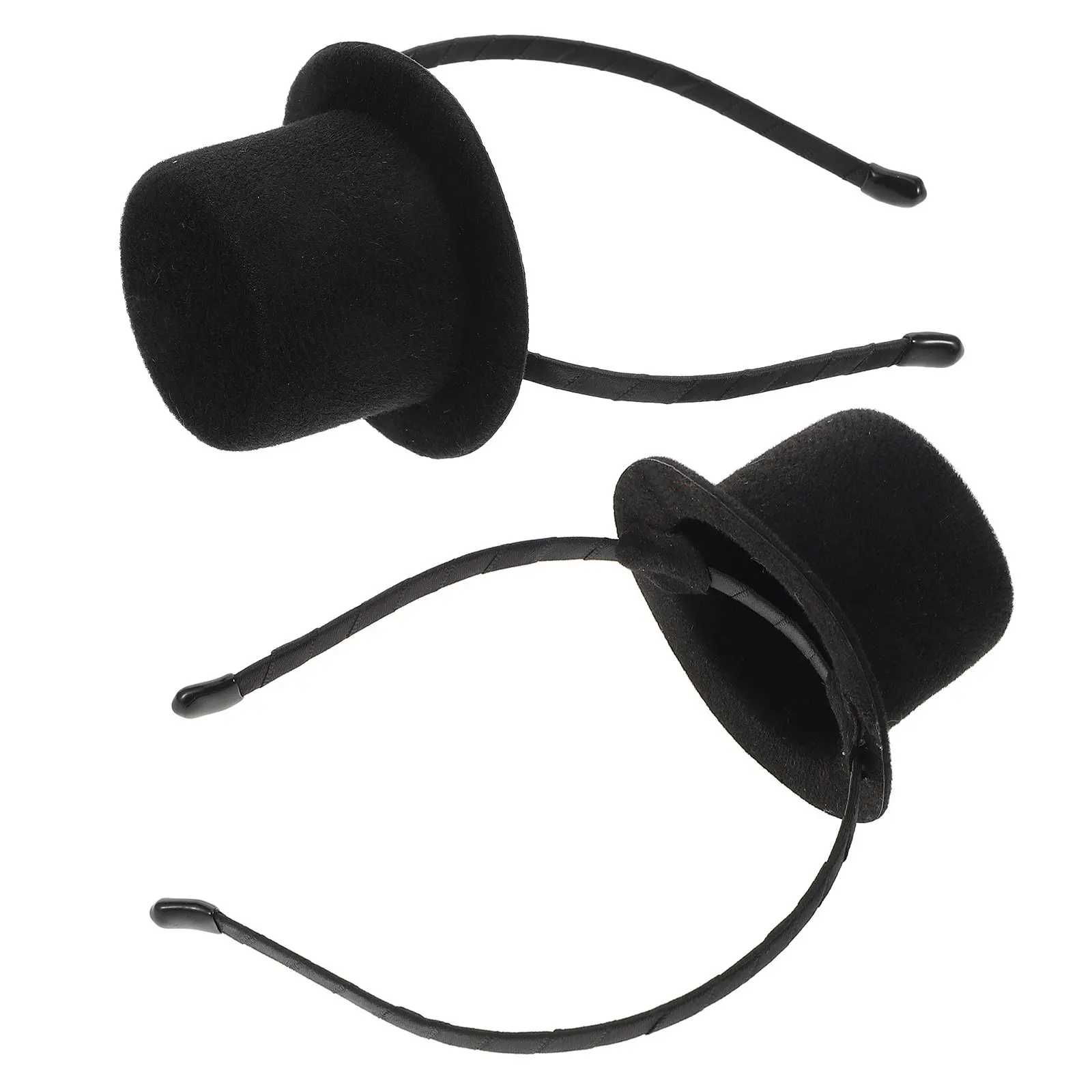 

2 шт. миниатюрных винтажных шляпок-фасцинаторов с бантом на голову для вечеринок, Хэллоуина, косплея, викторианских свадеб