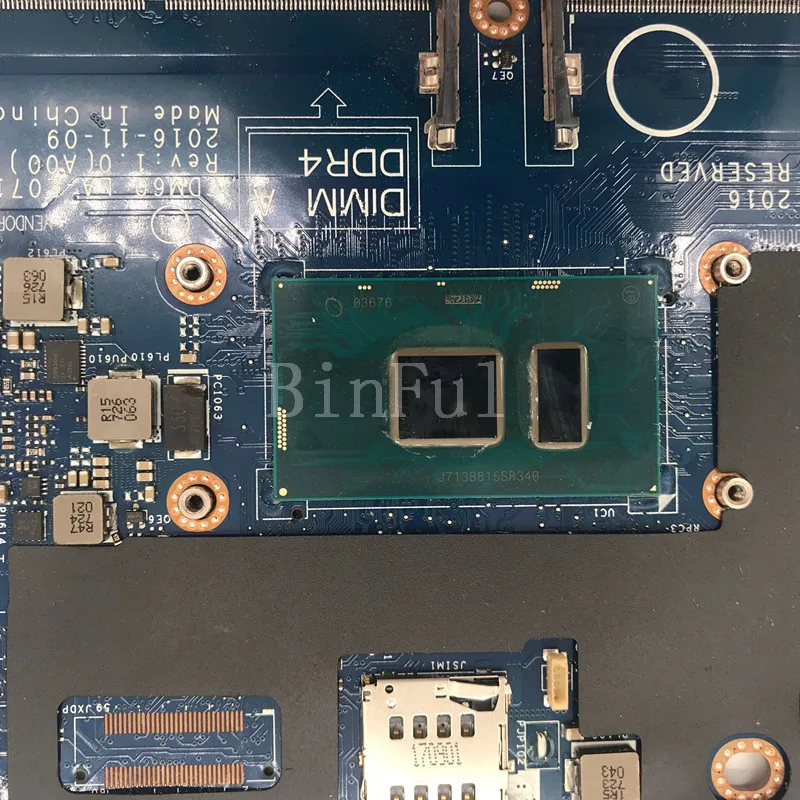CN-04T711 04T711 4T711 Mainboard For DELL 5280 Laptop Motherboard CDM60 LA-E071P With SR340 I5-7300U CPU 100%Tested Working Well