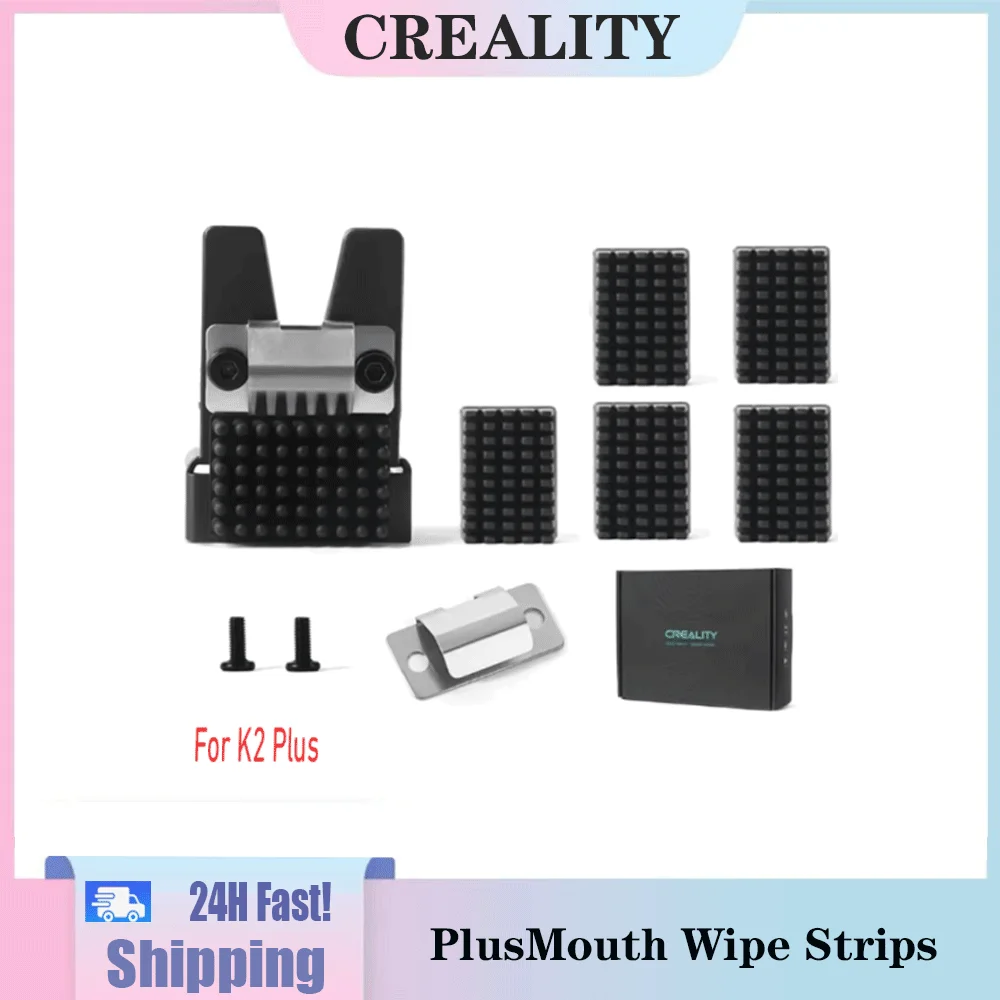 

Creality K2 plus Mouth Wipe Strips 12.25x5.5x17mm Pack of 6 Original 3D Printer Parts for K2 plus