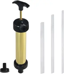 Marine Oil Change Extractor Pump Manual Brass 9 Inches,Boat RV Self Suction Action Of Brass Hoses Manual Pump For Oil