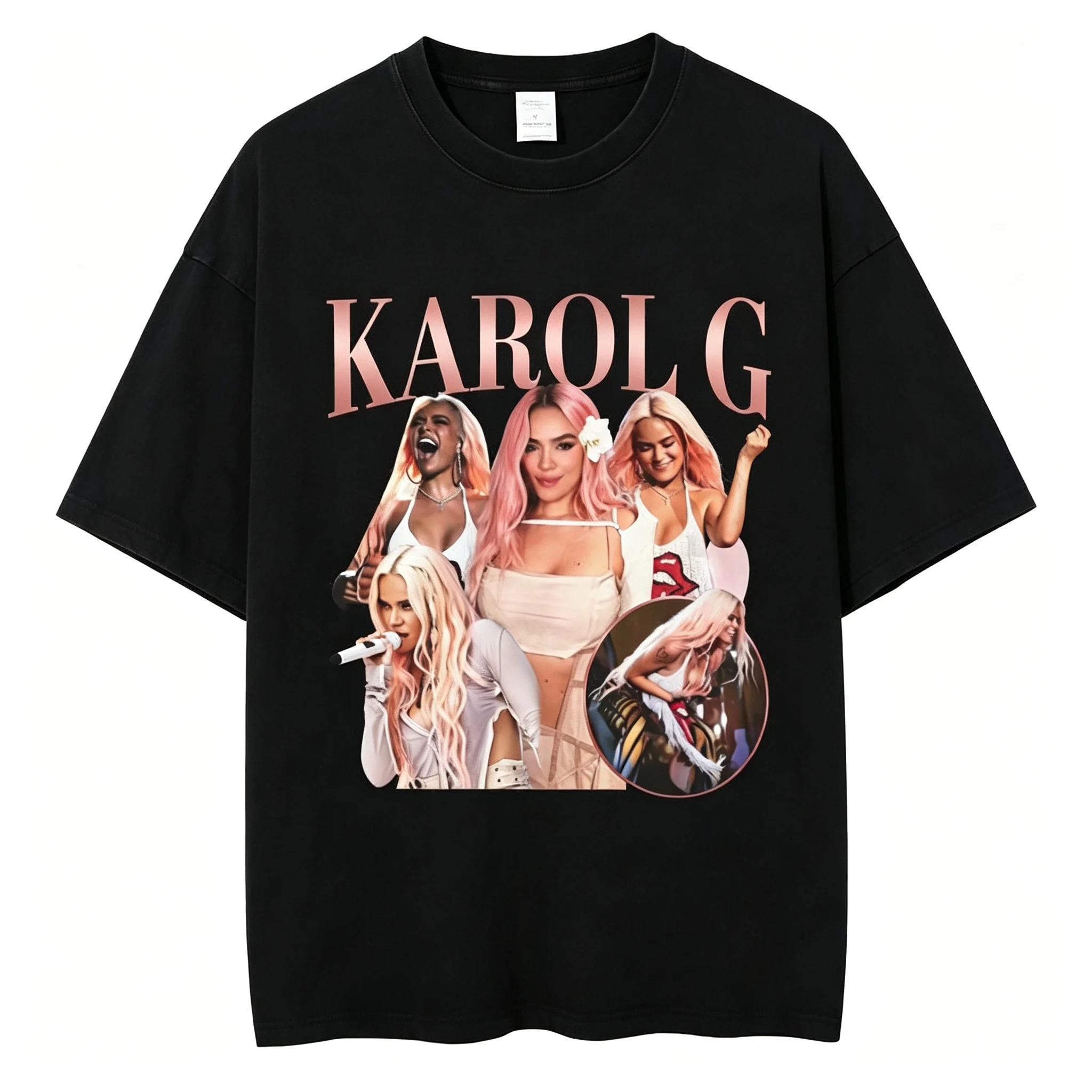 Karol G Manana Sera Bonito Vintage Graphic T Shirt Bichota Season Oversized Unisex Short Sleeve Latin Reggaeton Music Fans Tee