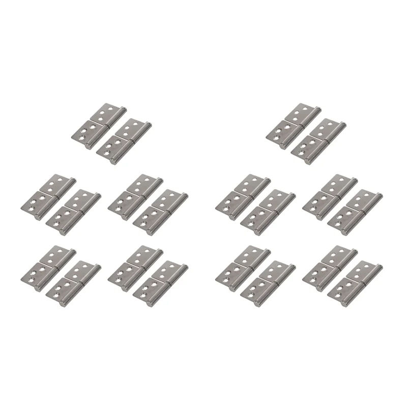 

ABWZ-3 Inch Silver Tone Stainless Steel 360 Degree Rotating Window Door Flag Hinge 20 Pieces