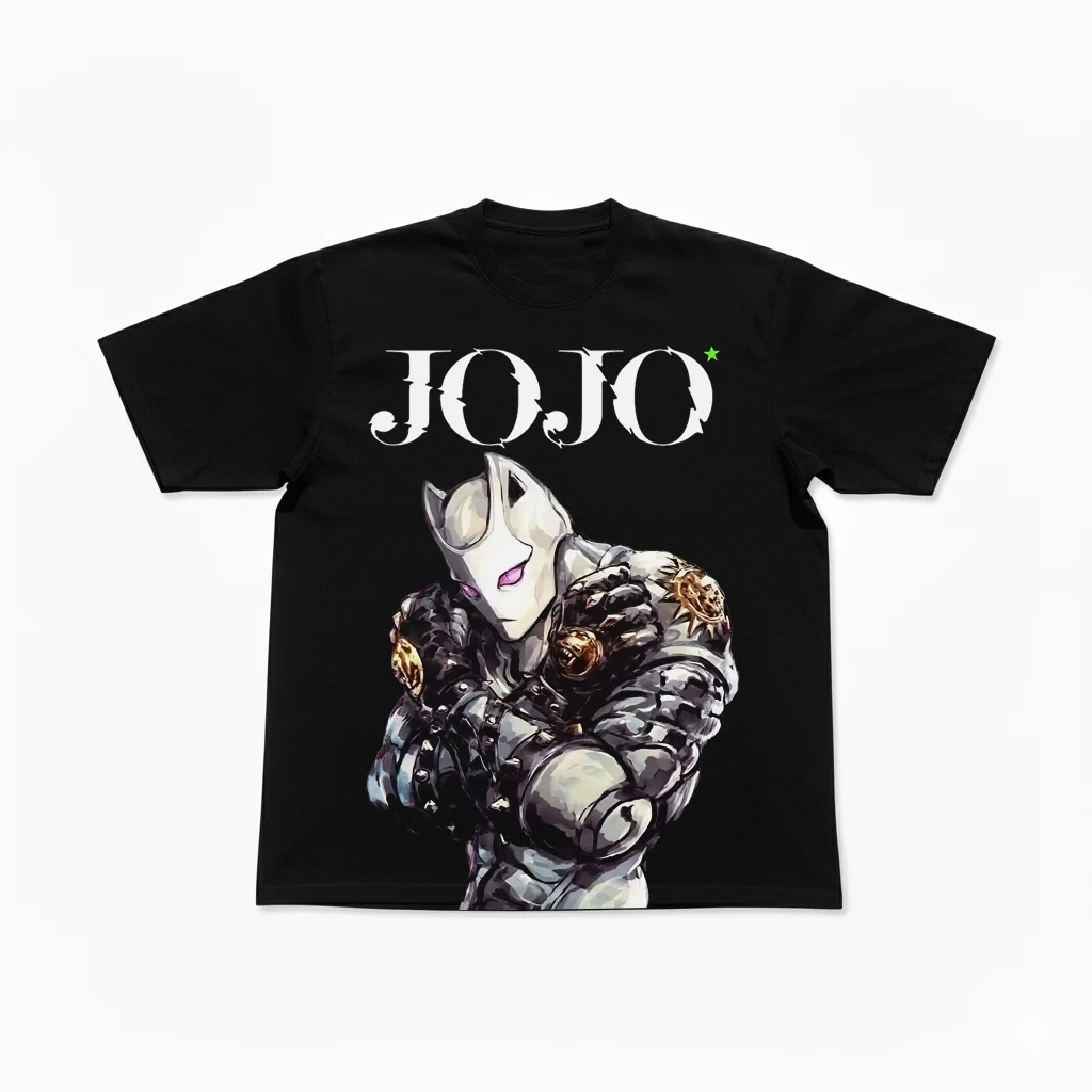 JoJo's Bizarre Adventure Killer Queen JJBA Graphic T-Shirt Cotton Men Women Streetwear Tee