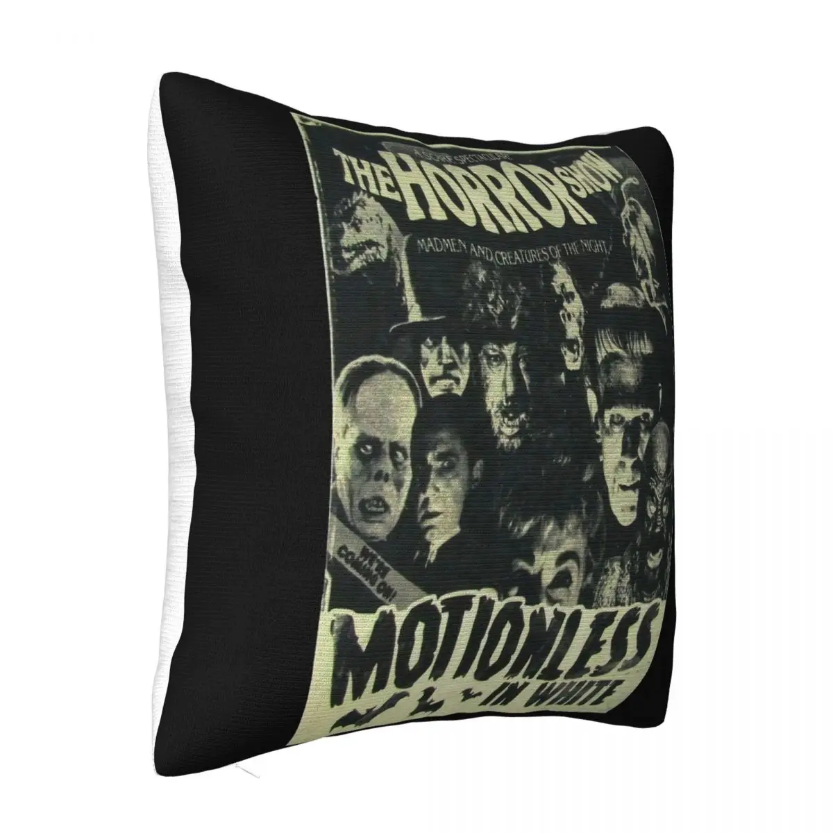 Motionless In White Horror Show Black New Official Promotion Swag On Sale Personality Animal Cute Promotion Pillow Case