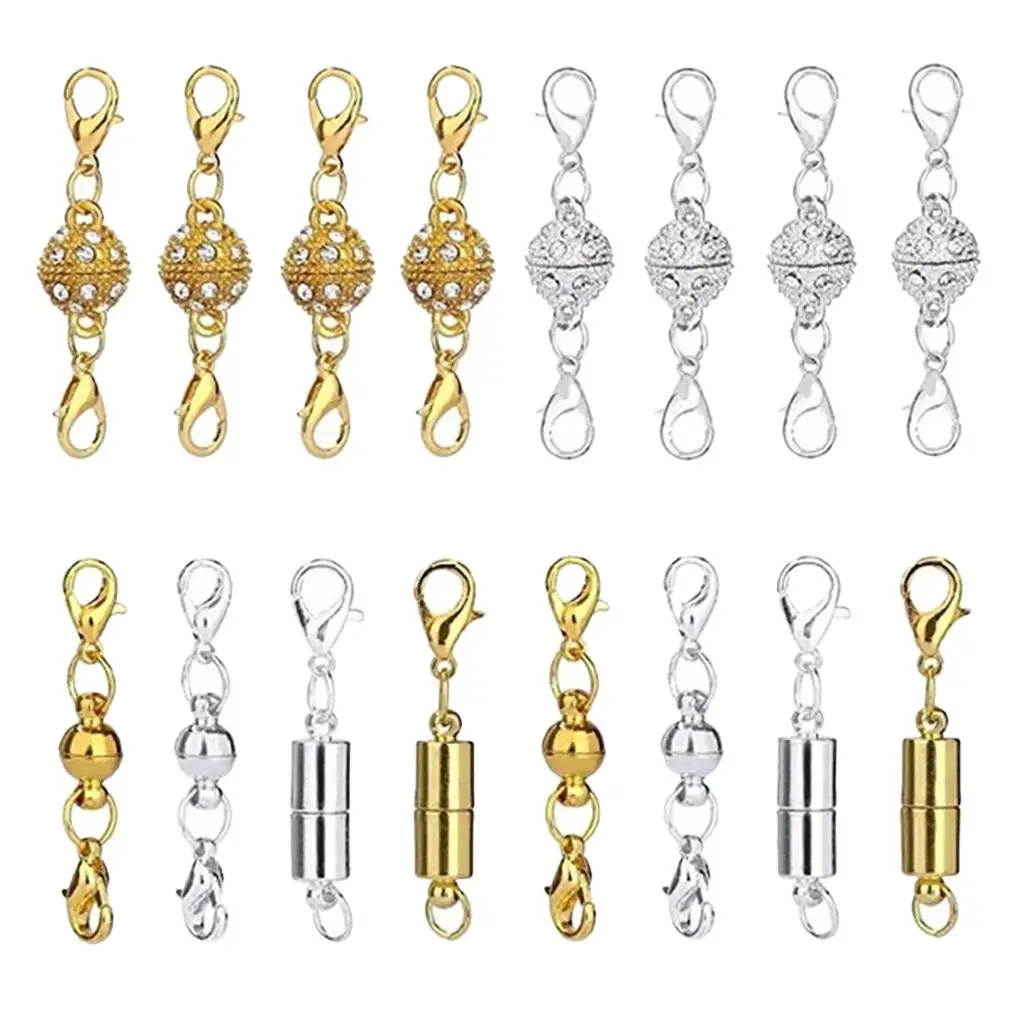 

16 Sets Assorted Jewelry lobster Clasps Buckle Link connector