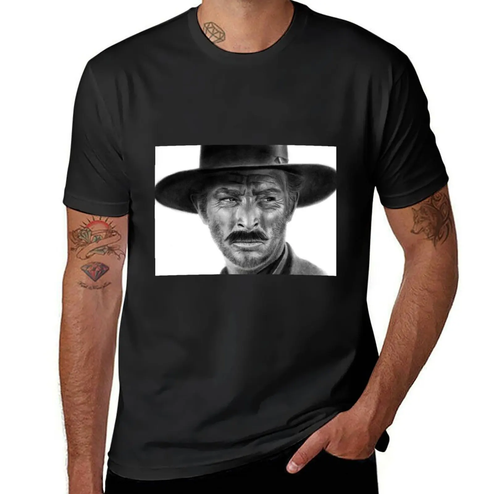 

Lee Van Cleef The Bad The Good, The Bad & Ugly T-Shirt cute clothes blacks summer top mens t shirts