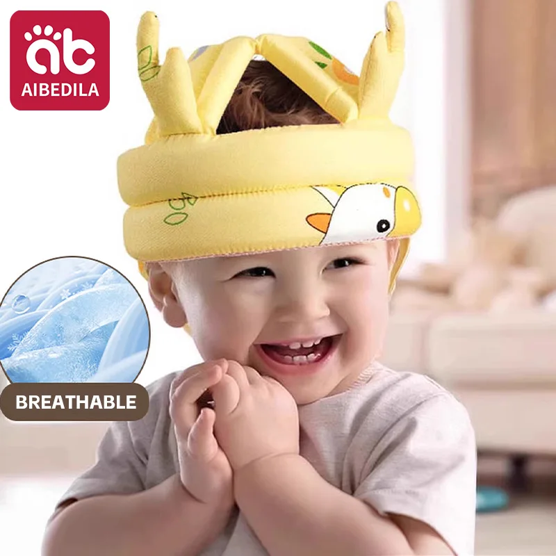 AIBEDILA Baby Infant Toddler Helmet Safety Headguard Head Protective Children Learn To Walk Adjustable Protective Headgear