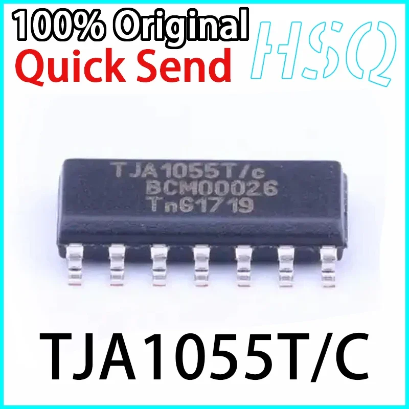 1PCS Original TJA1055T/C TJA1055 SOP14 in Car IC CAN Transceiver Communication Chip Brand New in Stock