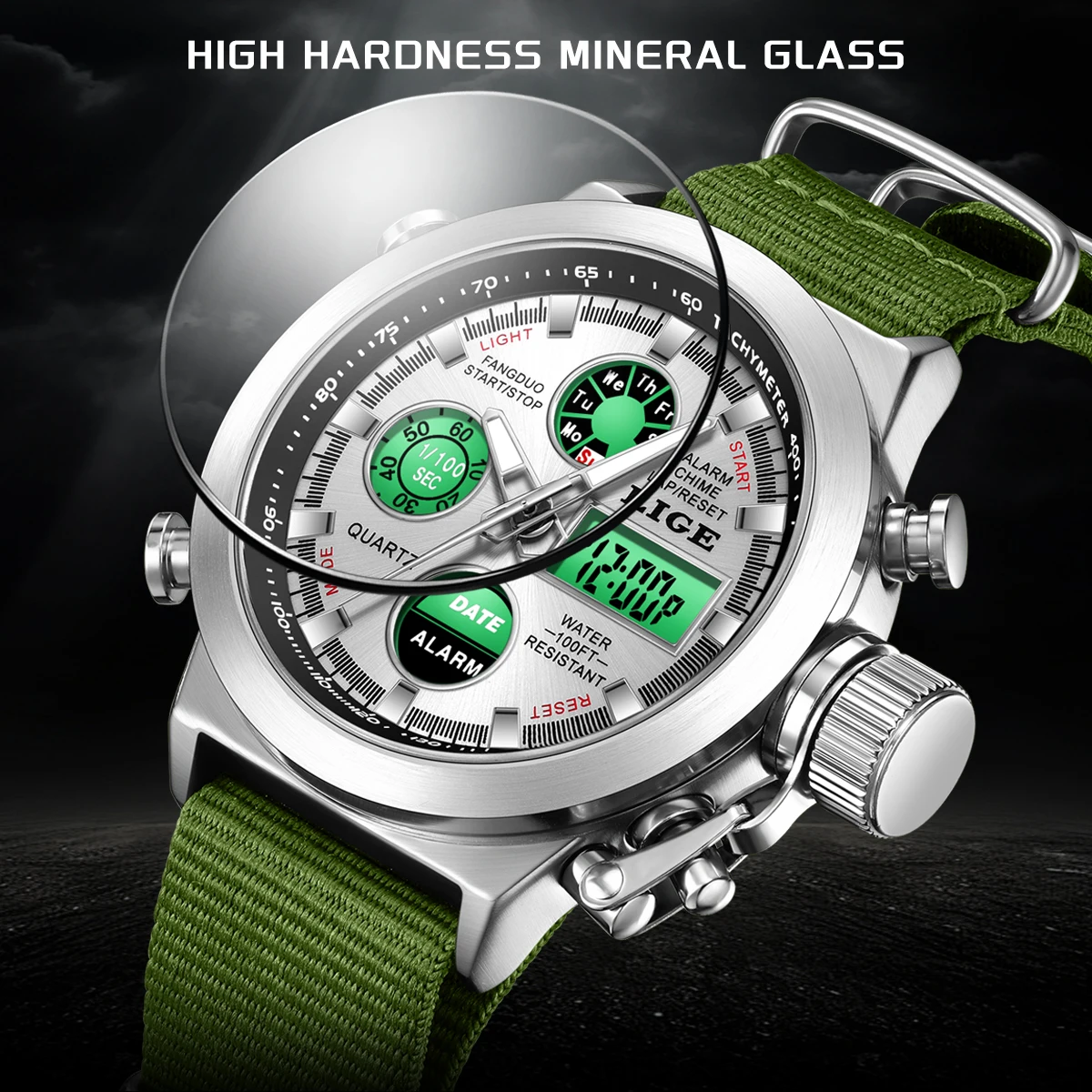 Relógio Masculino LIGE de Marc - Smartwatch Digital Watches For Men avaliação e preço