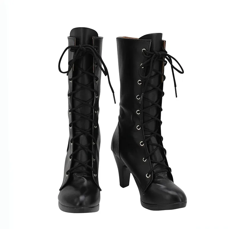 لعبة فاينل فانتسي FF7 طبعة جديدة من تيفا أحذية كوسبلاي أحذية دعائم لحفلة الهالوين لعب الأدوار مصنوعة حسب الطلب Aksesori #5