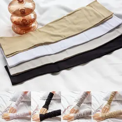 2Pcs Sport Baumwolle Arm Fall Sommer Eis Seide Anti-Slip Hülse Uv Sonne Schützen Sonnencreme Unisex Arm Abdeckung Ellenbogen hülse Manschette