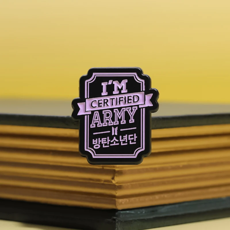 Korean Singer Group Enamel Pins Cartoon Funny Creative Brooches Metal Decorative Lapel Badge Jewelry Pin for Fans Friends