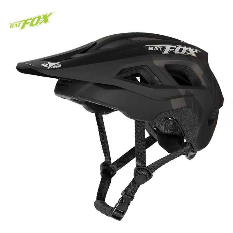 BAT FOX Bicycle helmet mtb Integrally-molded Road Mountain Bike Helmet Ultralight Racing Riding Cycling Helmet bike accessories