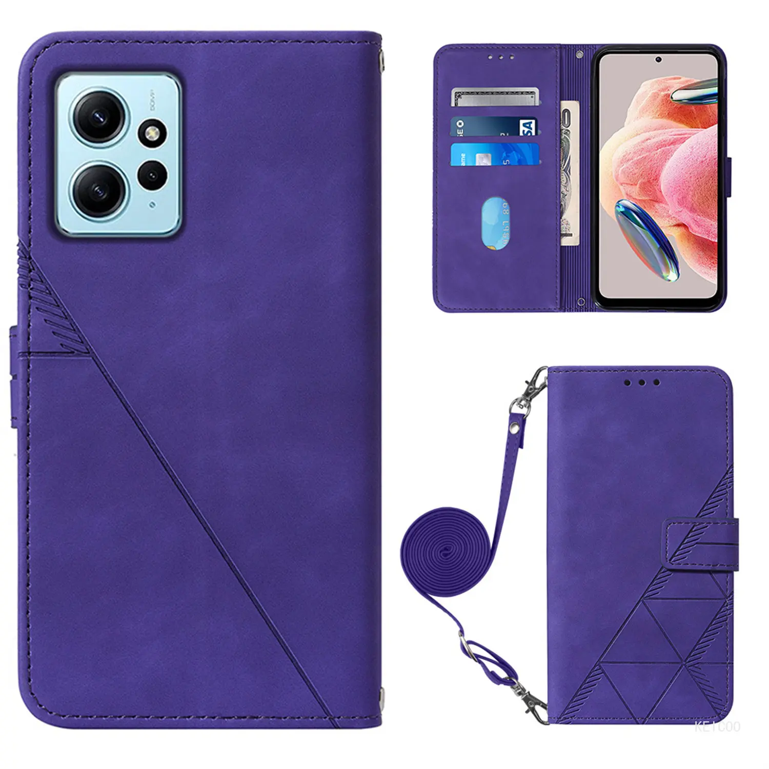 

Защитный чехол-книжка для Xiaomi Redmi Note 12 Note12 4G 23021RAA2Y