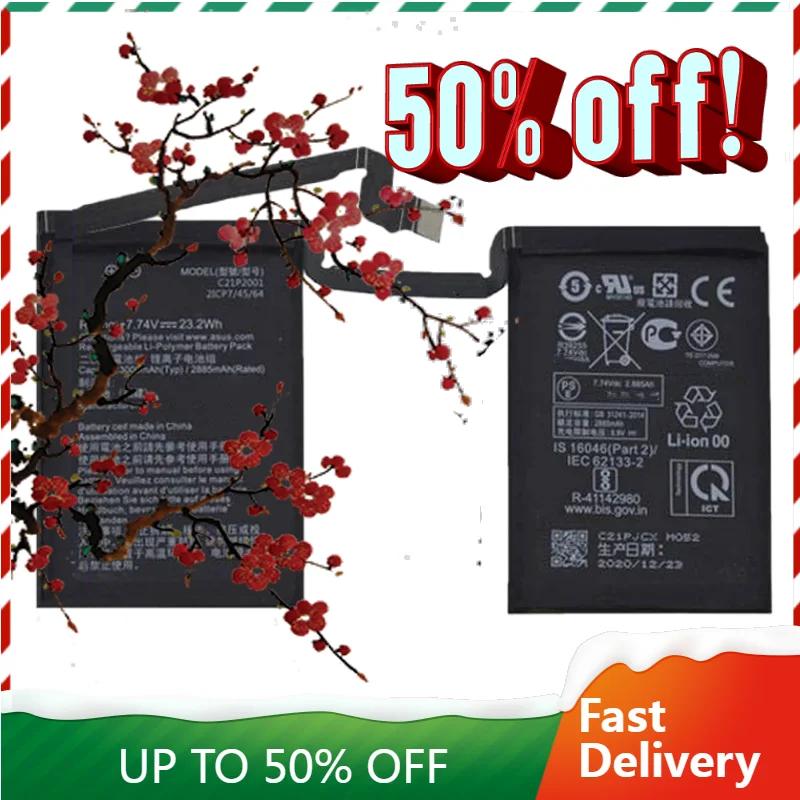

【Fast Delivery】C21P001 P2101 Battery for ASUS ROG5/6/7 Phone5 I005DA Battery