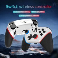 Wireless Switch Controller Compatible with Switch/Lite/OLED Remote Supports Multi-Platform with Turbo, Wake-up Function