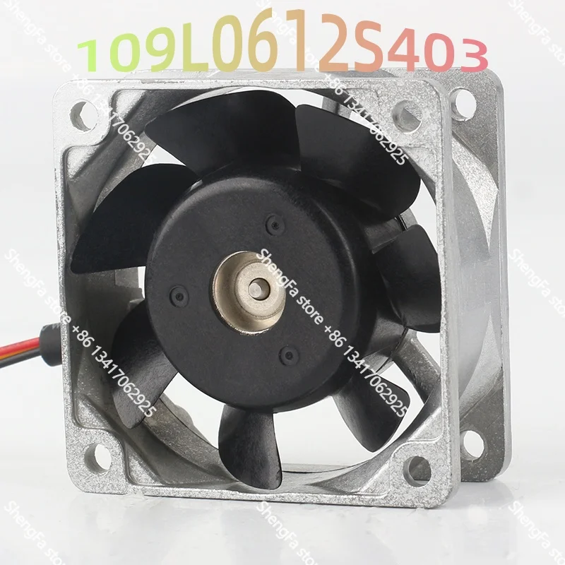 Original Sanyo 6025 60X60X25MM 6CM 109L0612S403 5V 24V 48V DC12V 0.17A aluminum frame high-efficiency cooling fan