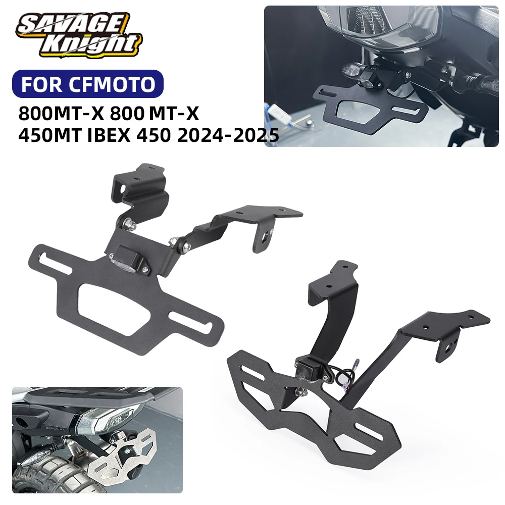 

2024 800MT-X Foldable Tail Tidy Fender Eliminator Kit For CFMOTO 450MT 800MTX MT-X800 2025 Adjustable License Plate Bracket