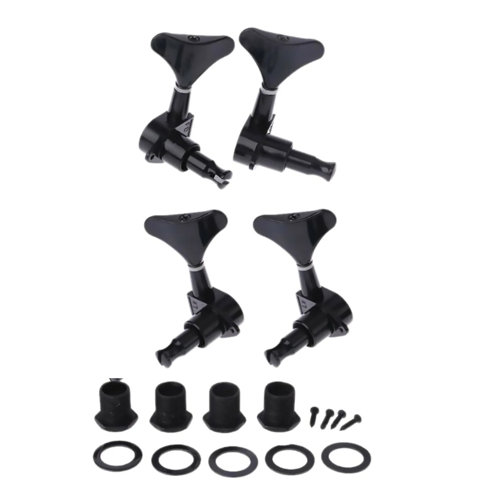 2L2R 4-سلسلة موالفات الغيتار ضبط أوتاد مفاتيح مغلقة آلة والعتاد رؤساء مع الحلقات ومسامير استبدال ل Ibanez باس #3