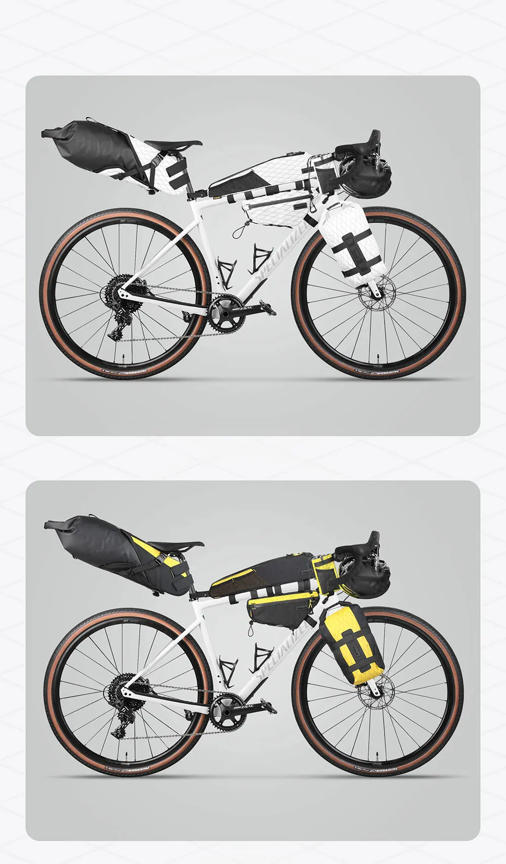 Rhinowalk Fahrrad-Rahmentasche, 1,7 l, dreieckige Fahrrad-Unterrohrtasche, spritzwassergeschützt, MTB-Straßenfahrradtasche, vermeiden Sie die Beinstütze, 1,5 l Wasserbeutel – Detail 15