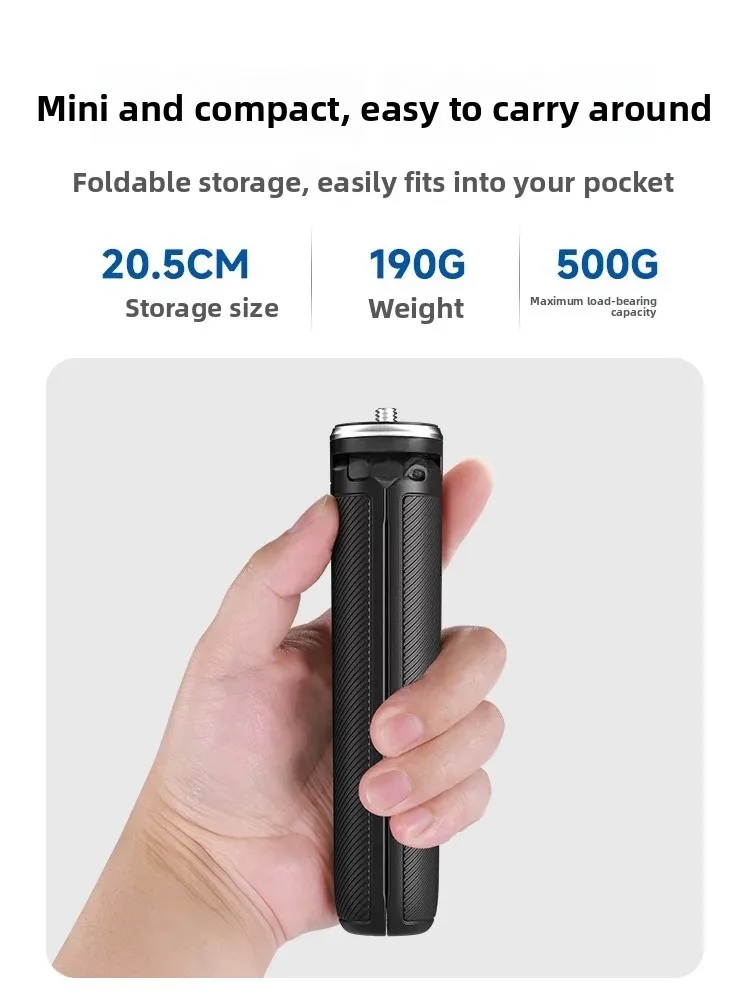Action Camera Selfie Stick Vlog Extended Tripod Micro Single Mobile Phone Mini Live Handheld Portable Travel Tripod TP46