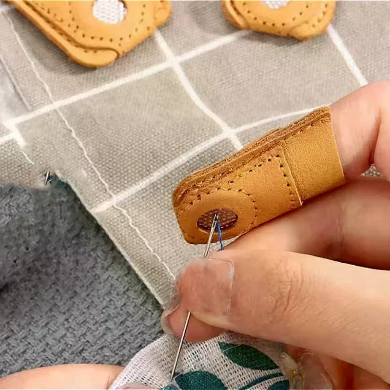 Embroidery Quilt Cover - Наперсток для шитья из кожи, для