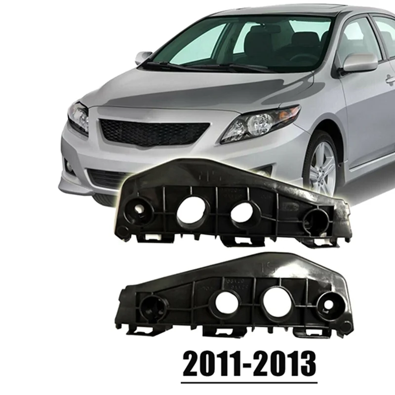 

AEE5-For Toyota COROLLA 2011-2013 Front Bumper Bracket Retainer Mount Support 1 Pair LH RH