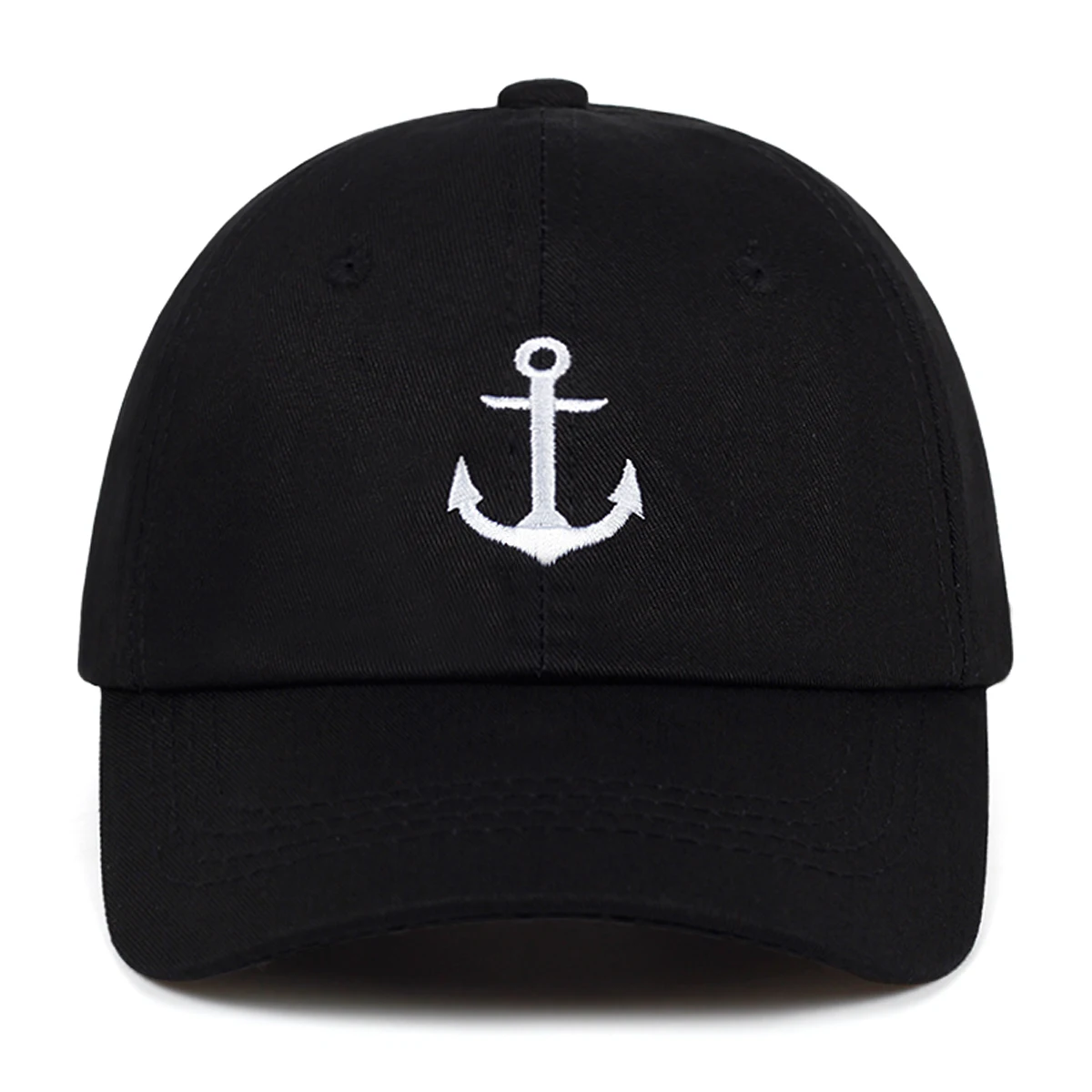 Unisex Schiff Anker Brief Stickerei Baseball Caps Frühling und Herbst Outdoor Einstellbare Casual Hüte Sonnenschutz Hut Sport Kappe – Detail 3