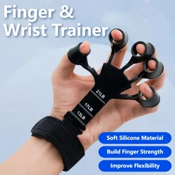 New Silicone Finger Trainer 5 Finger Wrist Stretcher Finger Strength Recovery Flexion and Extension Vein Trainer
