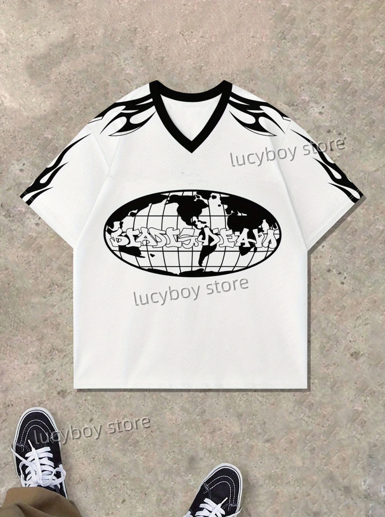 ขายร้อน Mens no.24 พิมพ์แขนสั้นเสื้อ T ชายกีฬา Brooklyn Racing ฟุตบอล Tee Vintage เสื้อลําลองผู้ชายเสื้อผ้า