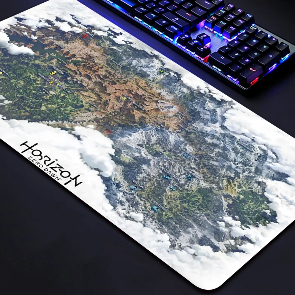 Hot Pad Horizon Zero Dawn Pc Gamer Gaming Accessories Mousepad Deskmat Mouse Mats Computer Mausepad Keyboard Carpet Non-slip Mat