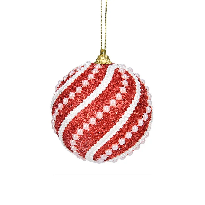 

Christmas Ball Ornament Shatterproof Tree Decoration Bauble Hanging Balls 3.15" Pendant Xmas Party Supplies Festive Event Home