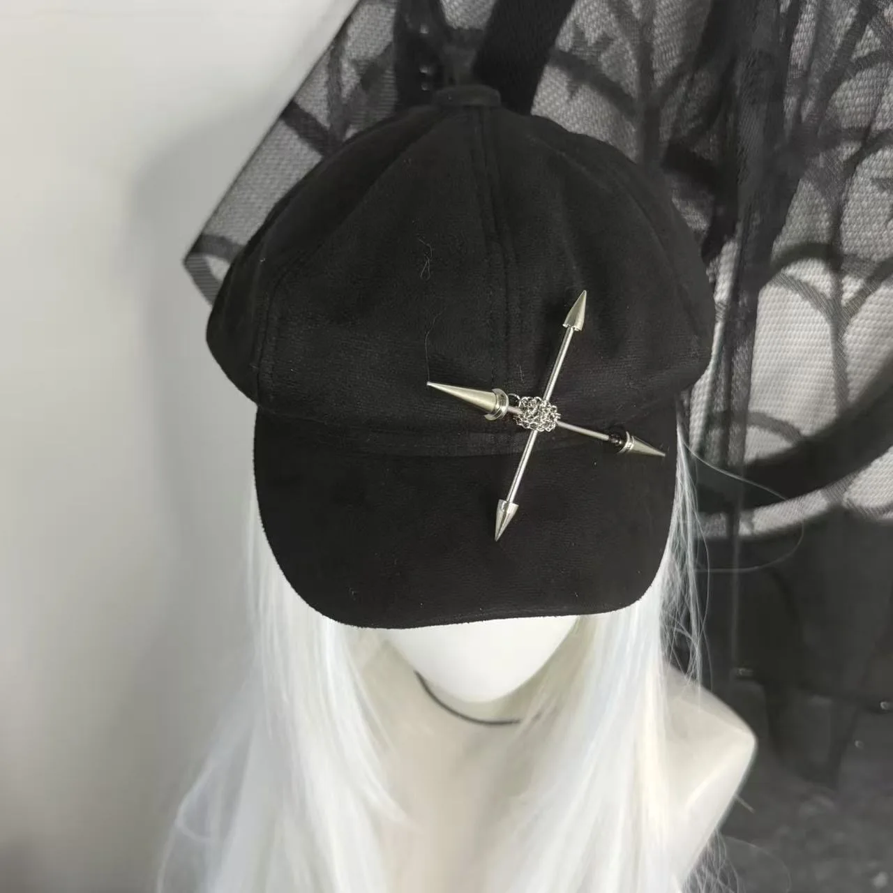 

Fashion Women Subculture Hat Fashion Octagonal Hat With Rivets Hats Black Blue Ladies Beret Caps Lolita Accessories