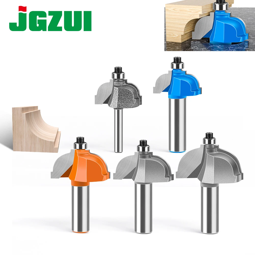 프랑스 바로크 목공 커터 테논 커터, 목공 도구, 테이블 에지 라우터 비트, 12mm, 6mm, 1 인치, 4 인치, 1 인치, 2 인치 생크 라인