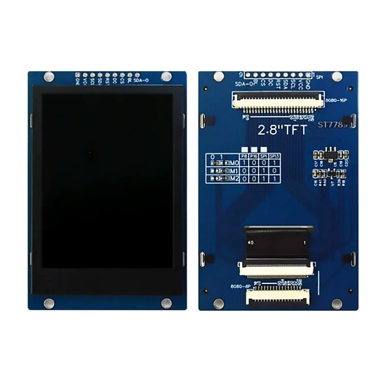 

2.8-inch TFT LCD Display | 240x320 Resolution Color Screen ST7789 Driver | SPI/8/16 Bit Parallel Port Module