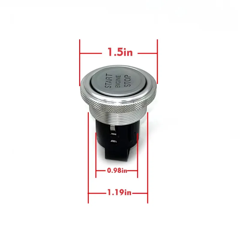 Car equipment Start Stop Button Switch Accessories Keyless Entry System Button Remote Start Button